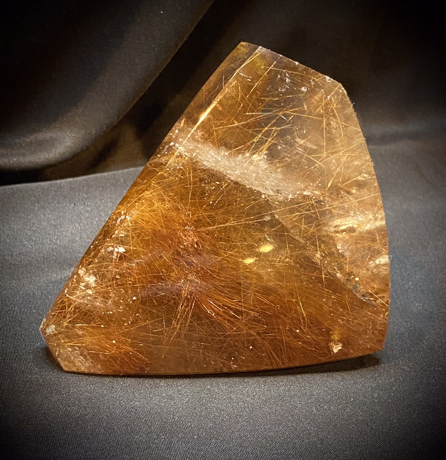 Gorgeous RARE Large Copper Rutile Freeform 347 Gram