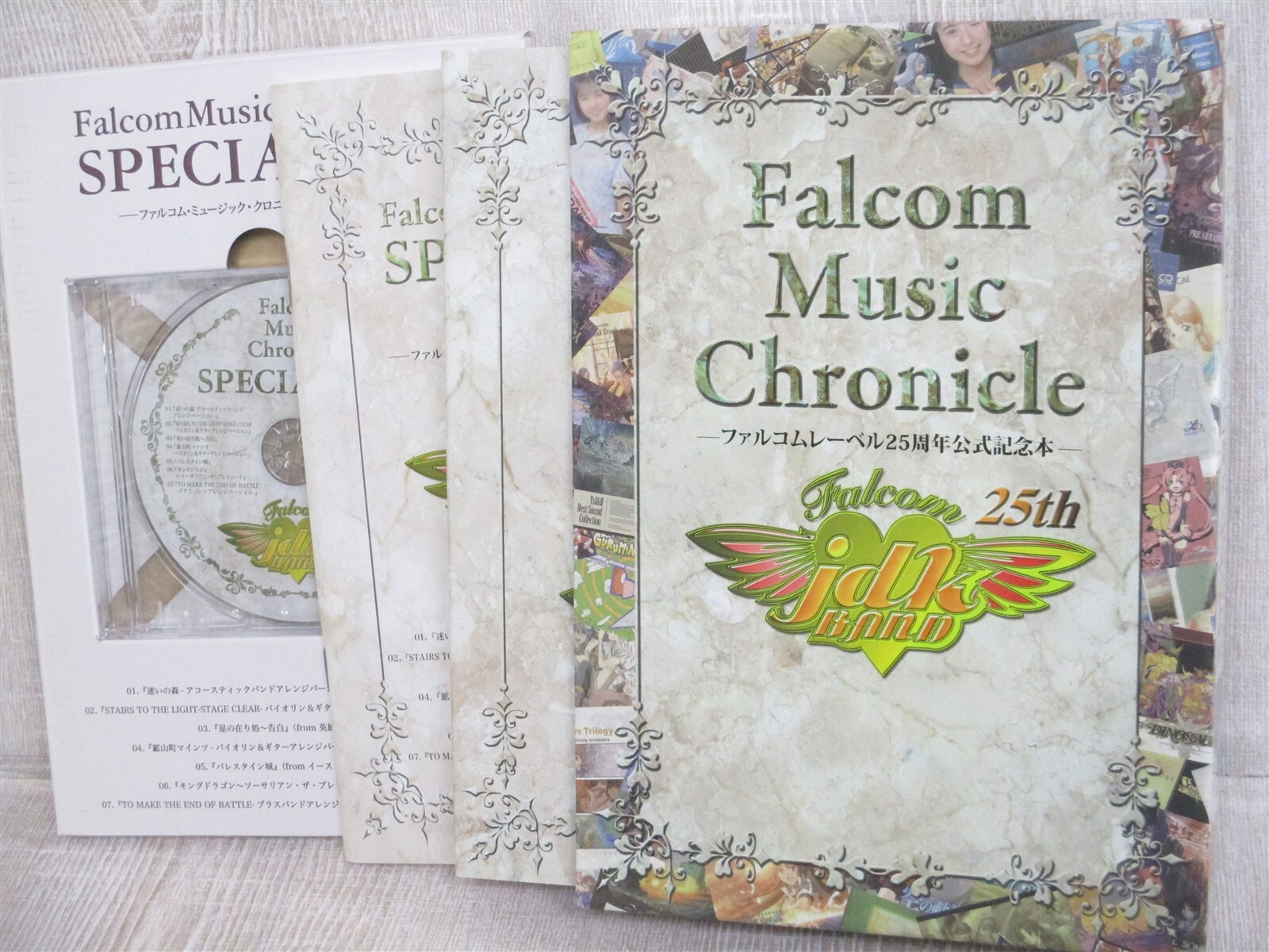 FALCOM 25th MUSIC CHRONICLE Game Art Set Book w/CD Xanadu Sorcerian Y\'s 2013