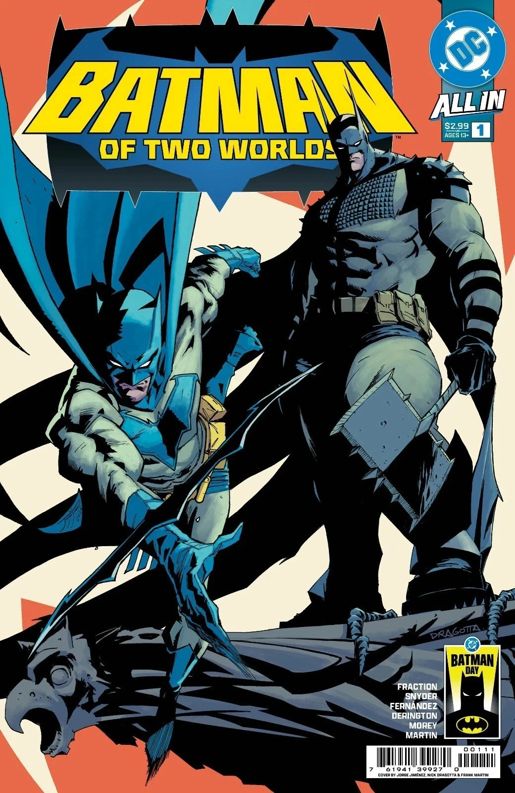Batman Of Two Worlds #1 Batman Day 2026 PRESALE Nick Dragotta