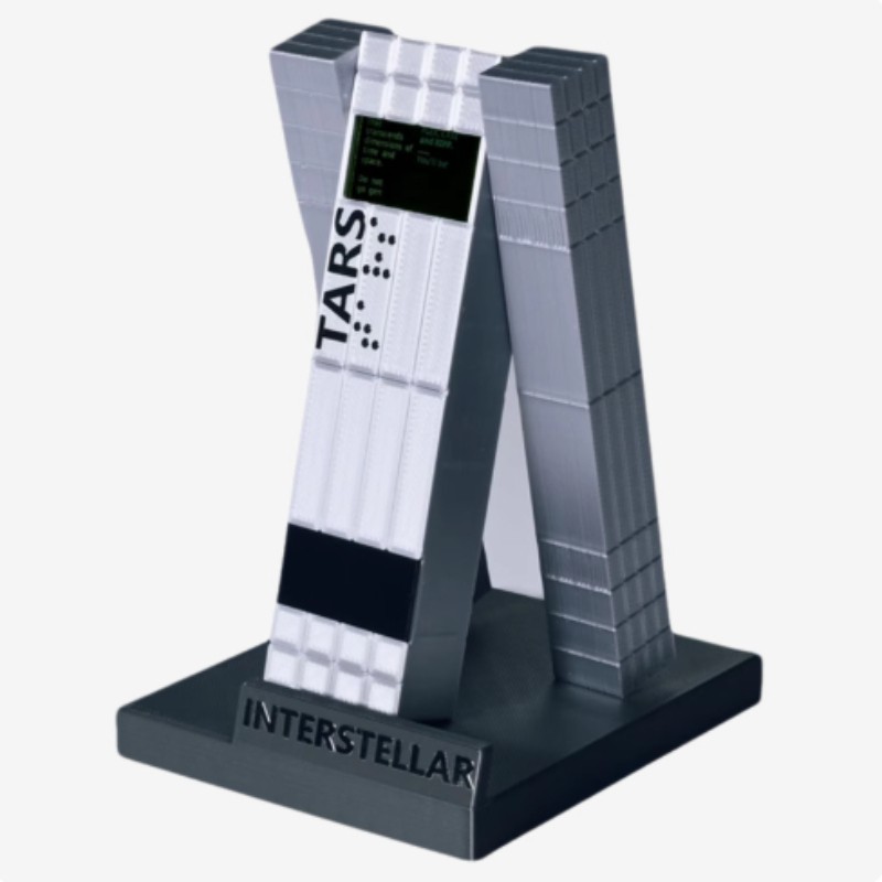 Interstellar TARS Robot Collectible Movie Merch With Screen Movie-Accurate Gift