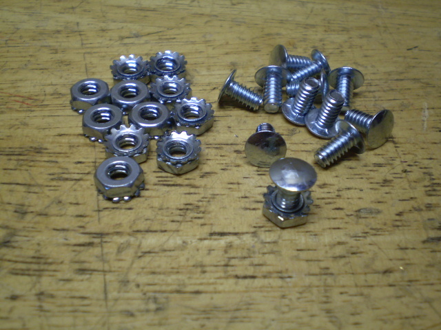 8 Original Flat Head Rivet Bicycle Fender & Chainguard Bolt On Vintage