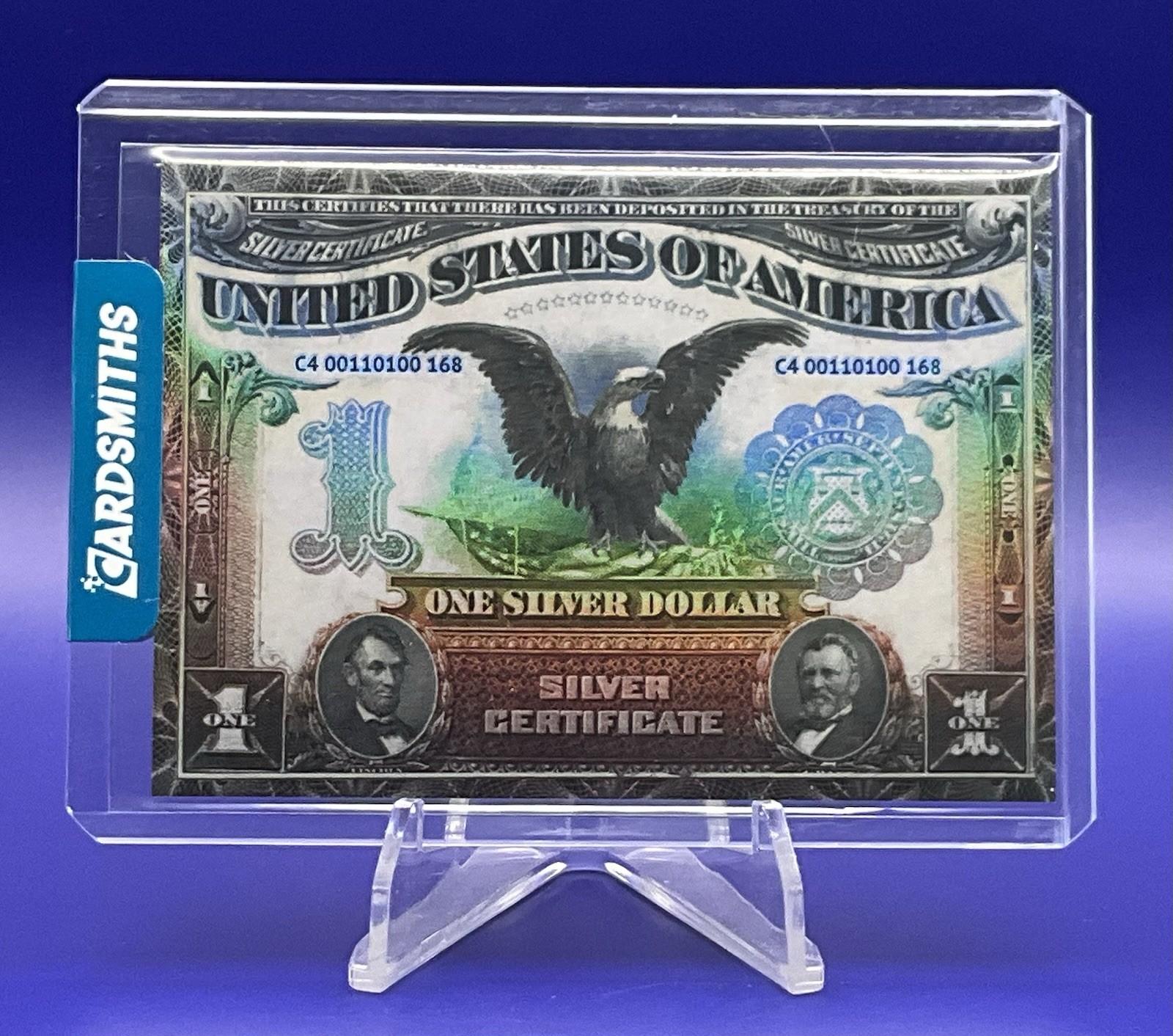 2024 Cardsmiths Currency S4 Double Sided Holofoil DSHF Silver Certificate #168