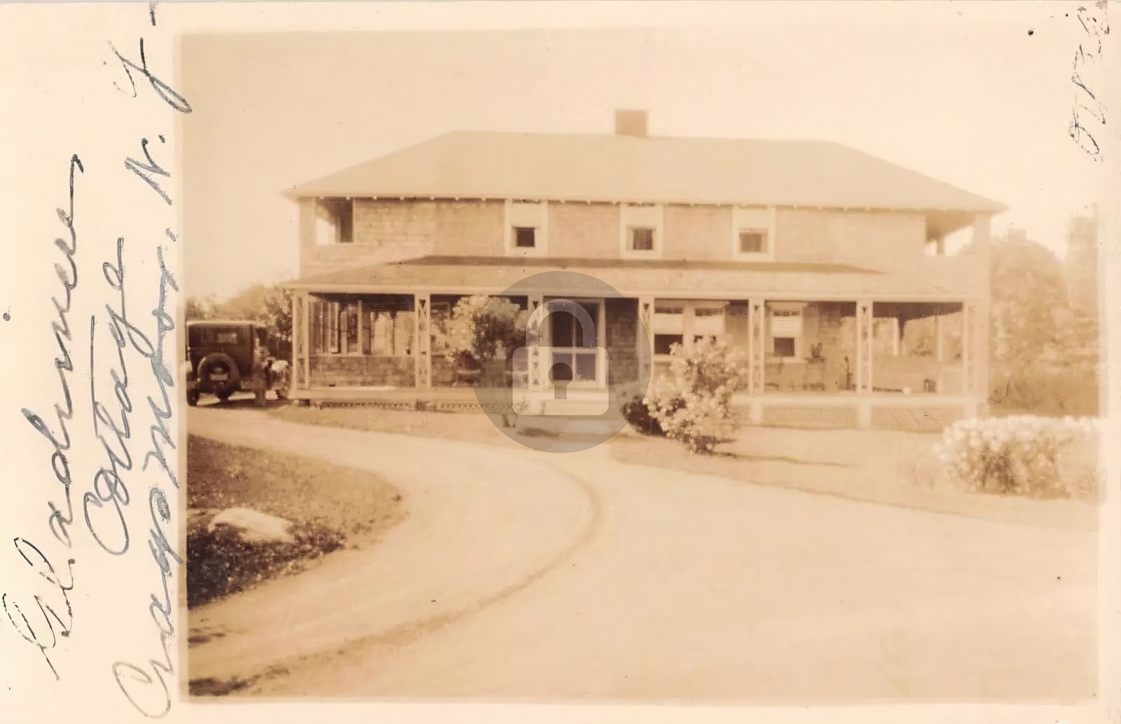 c1908 Gladimere Cottage Cragsmoor NY Ulster county RPPC Photo Postcard COPY