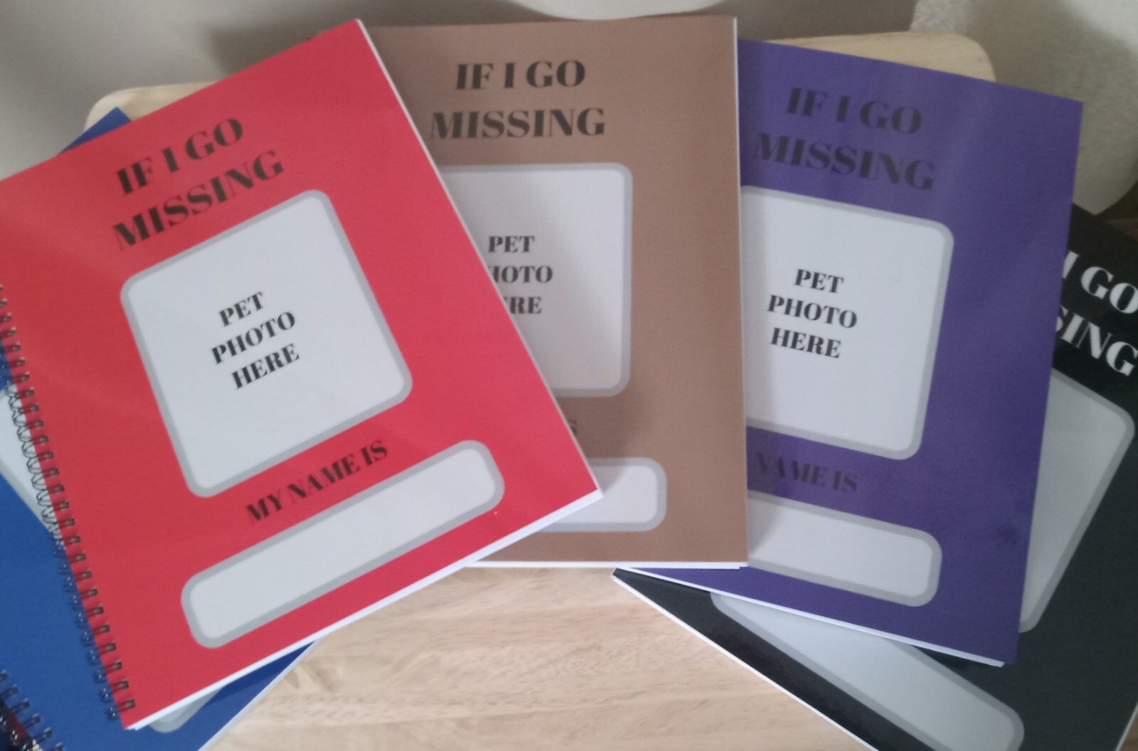 DIY Pet Scrapbooks-Go Missing Art Project Notebook-Fun Gag Gift For Pet Lovers
