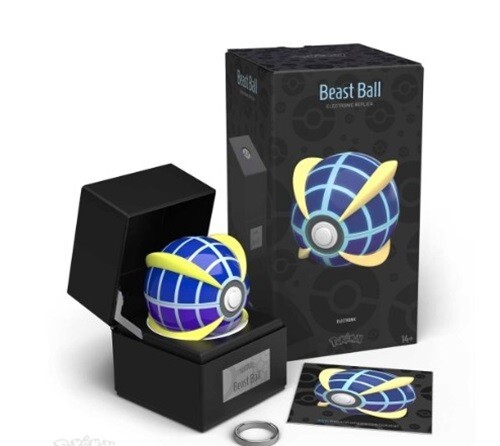 Pokemon Beast Ball The Wand Company Sun Moon Pokeball Replica Figure Official