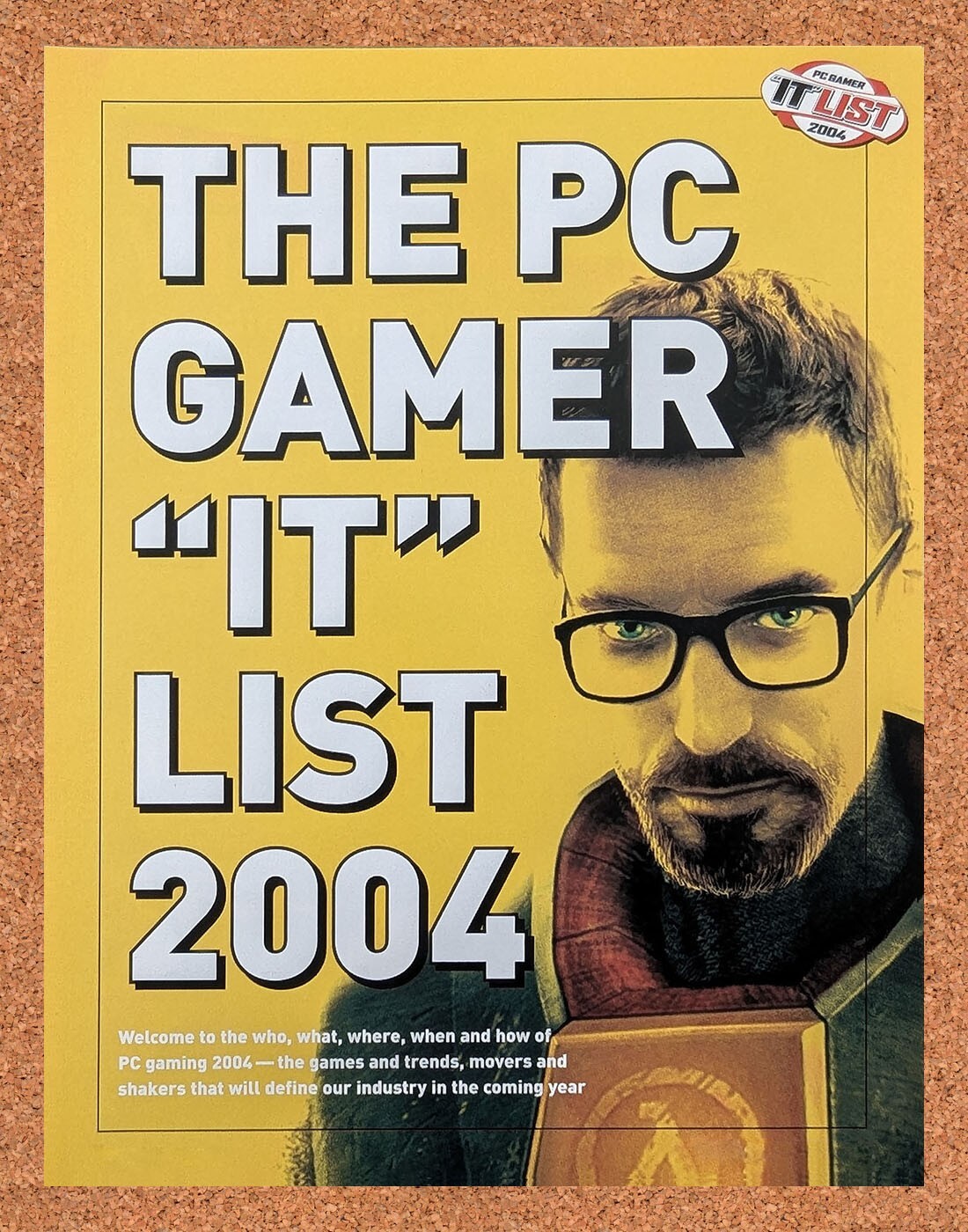 2003 Half-Life 2 PC Gamer It List Original Advertisement / Retro Promo v7