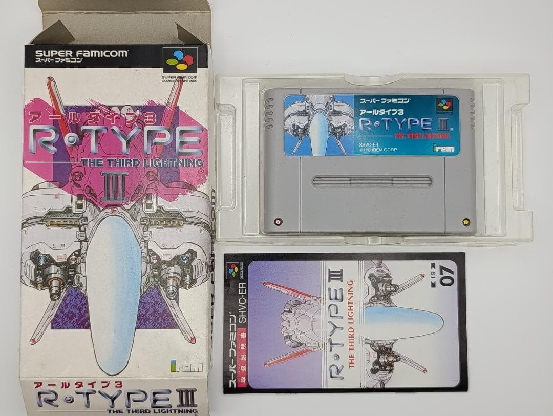 R-TYPE III 3 The Third Lightning SFC Nintendo Complete