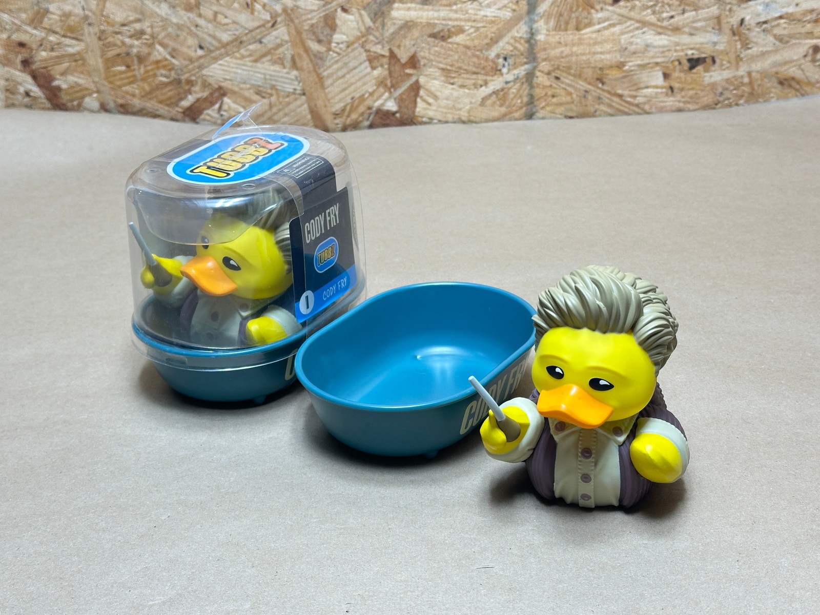 2x Pack Tubbz Cody Fry Rubber Duck Vinyl Toy Display First Edition