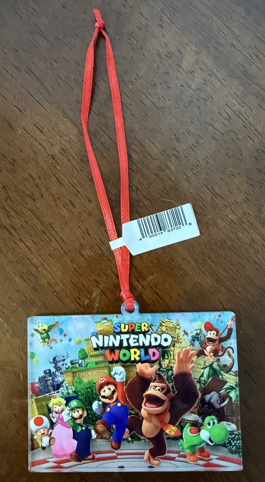 BNWT Universal Studios Epic Universe Super Nintendo World PVC Christmas Ornament