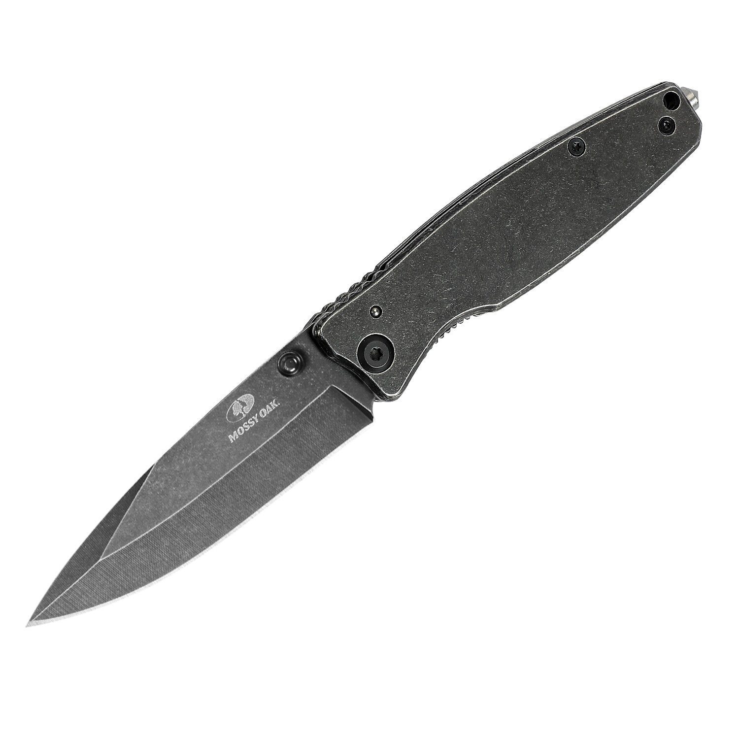 Mossy Oak 7'' Folding Pocket Knife EDC Stainless Steel Drop Point Blade Knife US