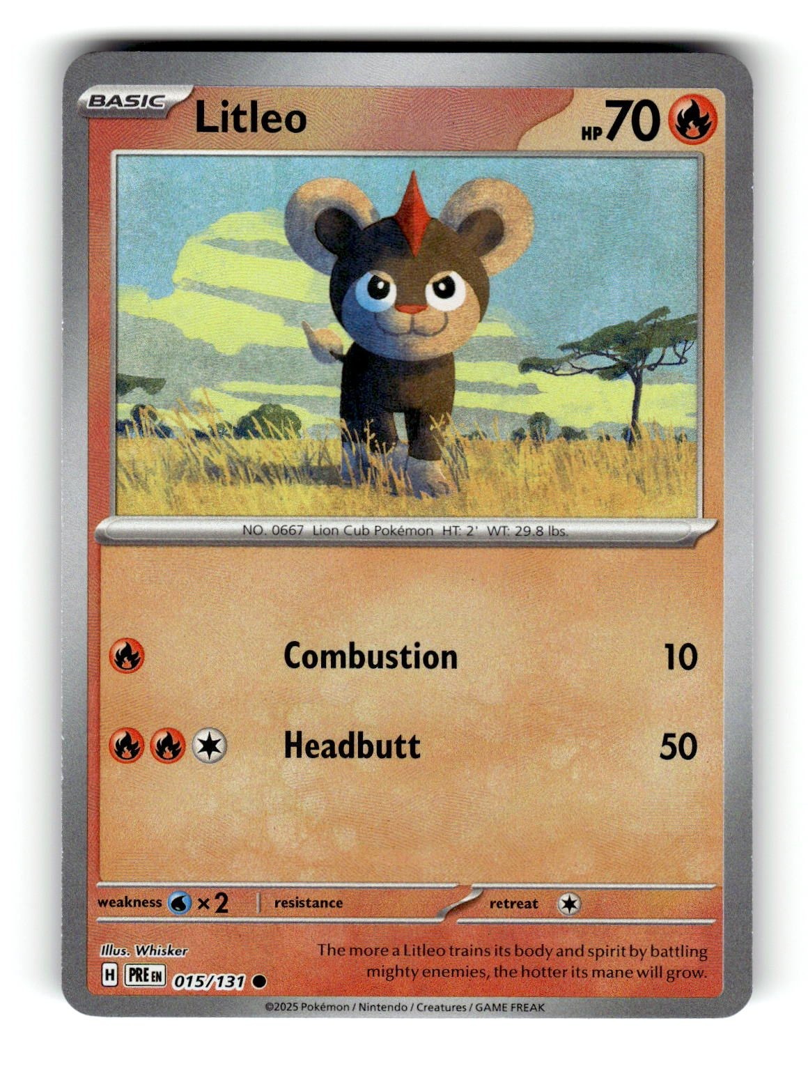 Litleo (Poke Ball Pattern) Holofoil [PRE - 015/131]