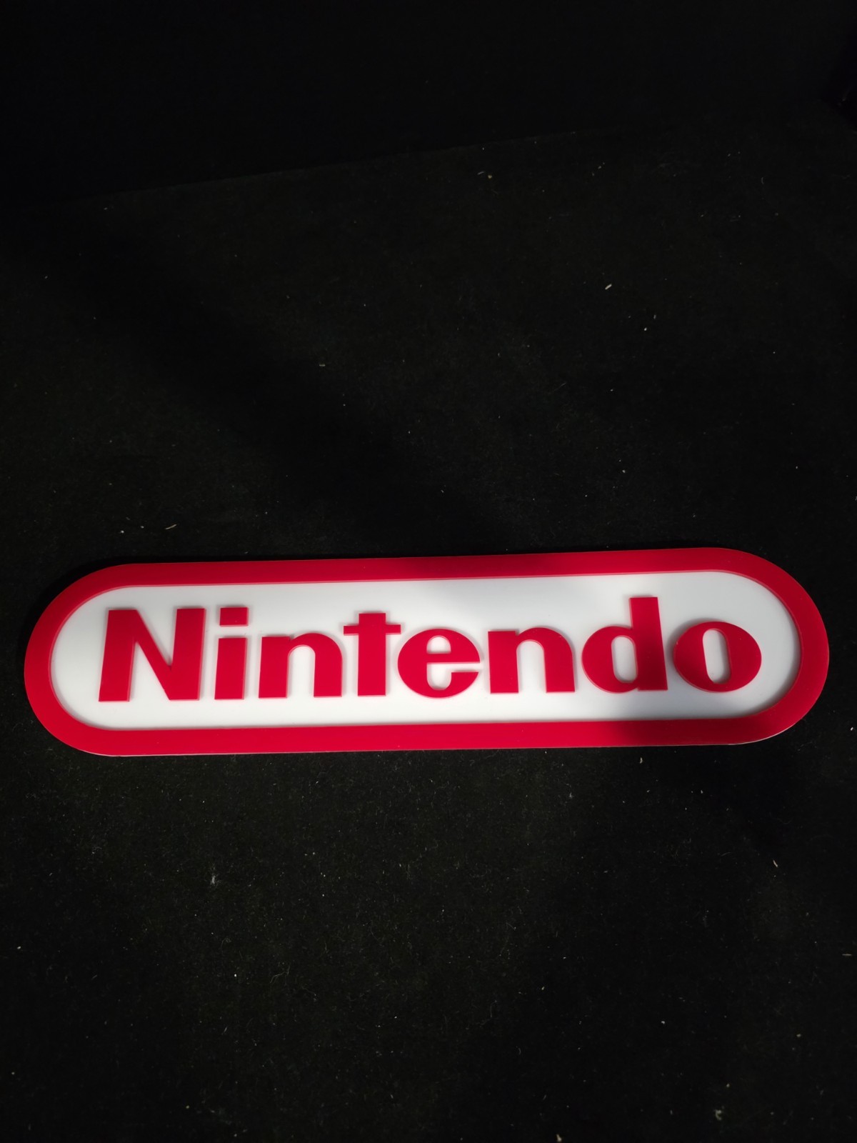 Nintendo Sign 15x4 Laser Cut