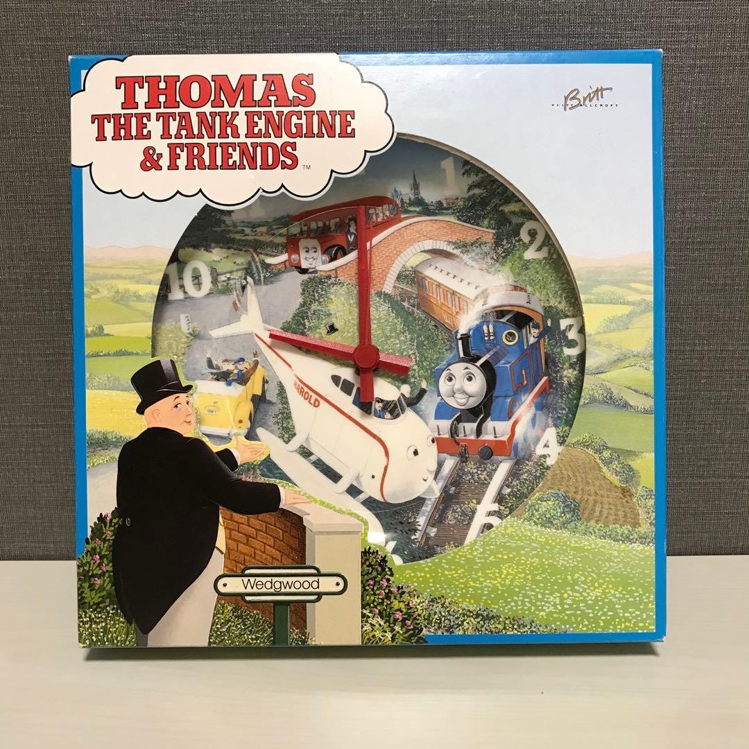 Wedgwood Thomas the Tank Engine Wall Clock 20 cm Unused Decorative Display 15+