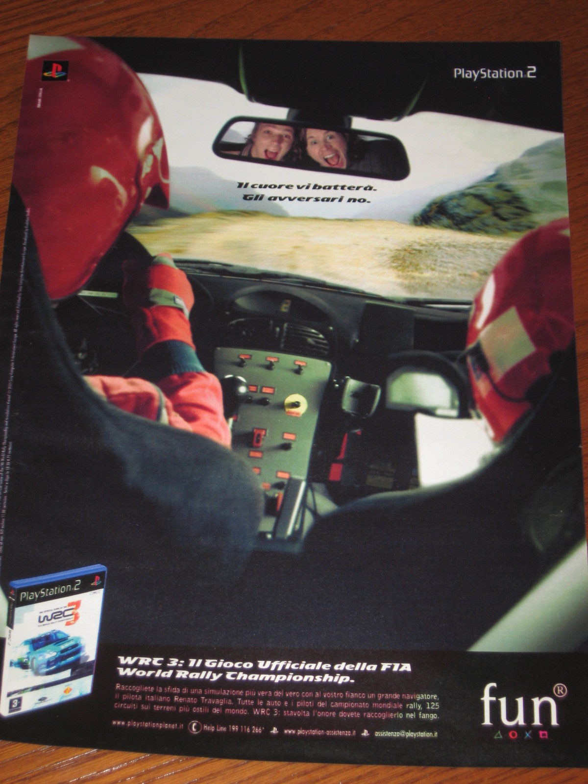 *AP53= PLAY STATION 2 WRC =ADVERTISING=ADVERTISING=WERBUNG=COUPURE=