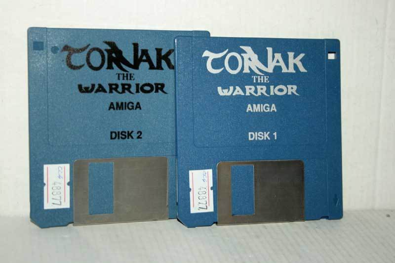 TORVAK THE WARRIOR GAME USED ONLY FLOPPY AMIGA EUROPEAN EDITION CC4 48877