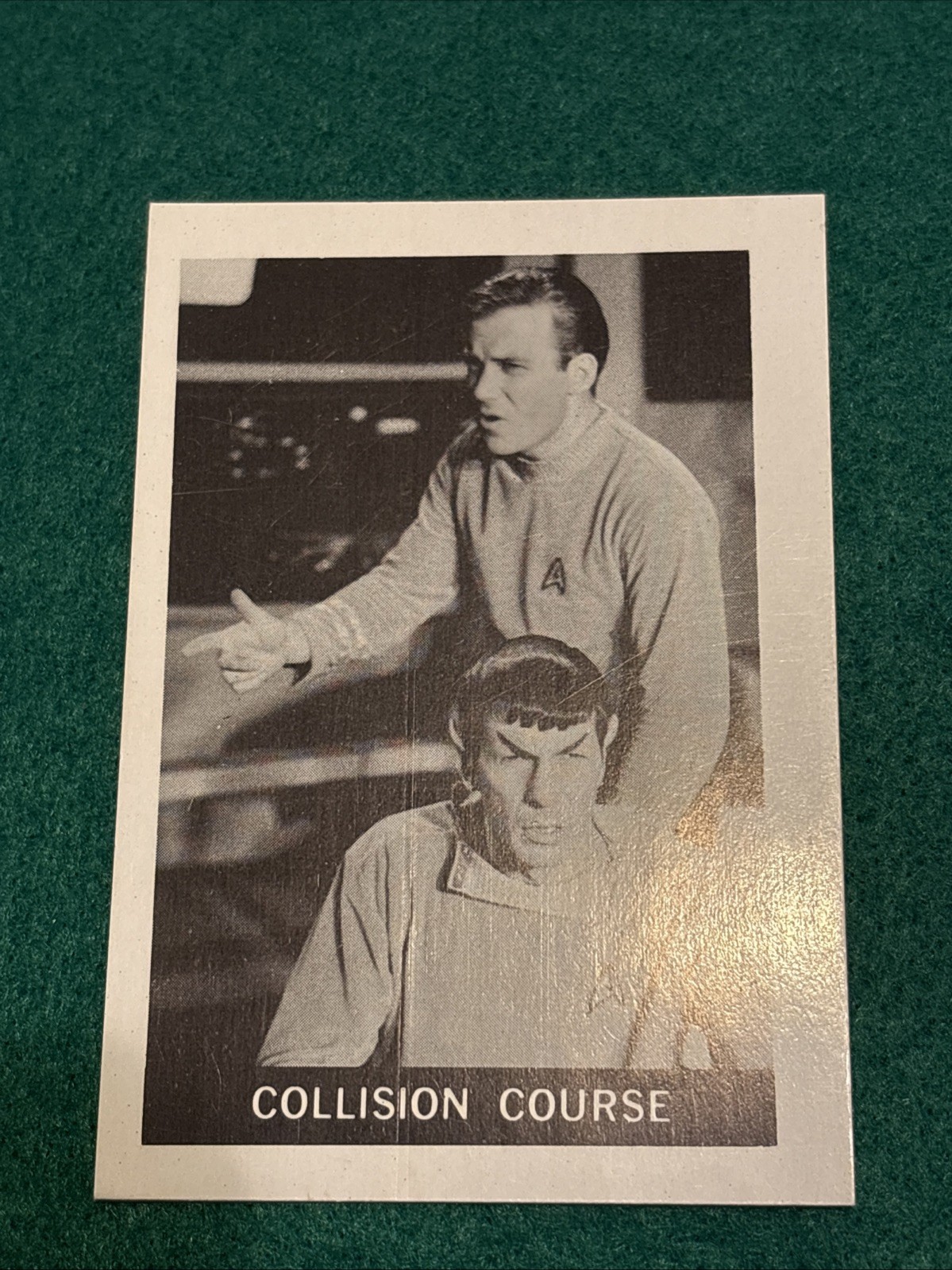 1967 Leaf Star Trek Set Break # 57 Collison Course Nm Or Better