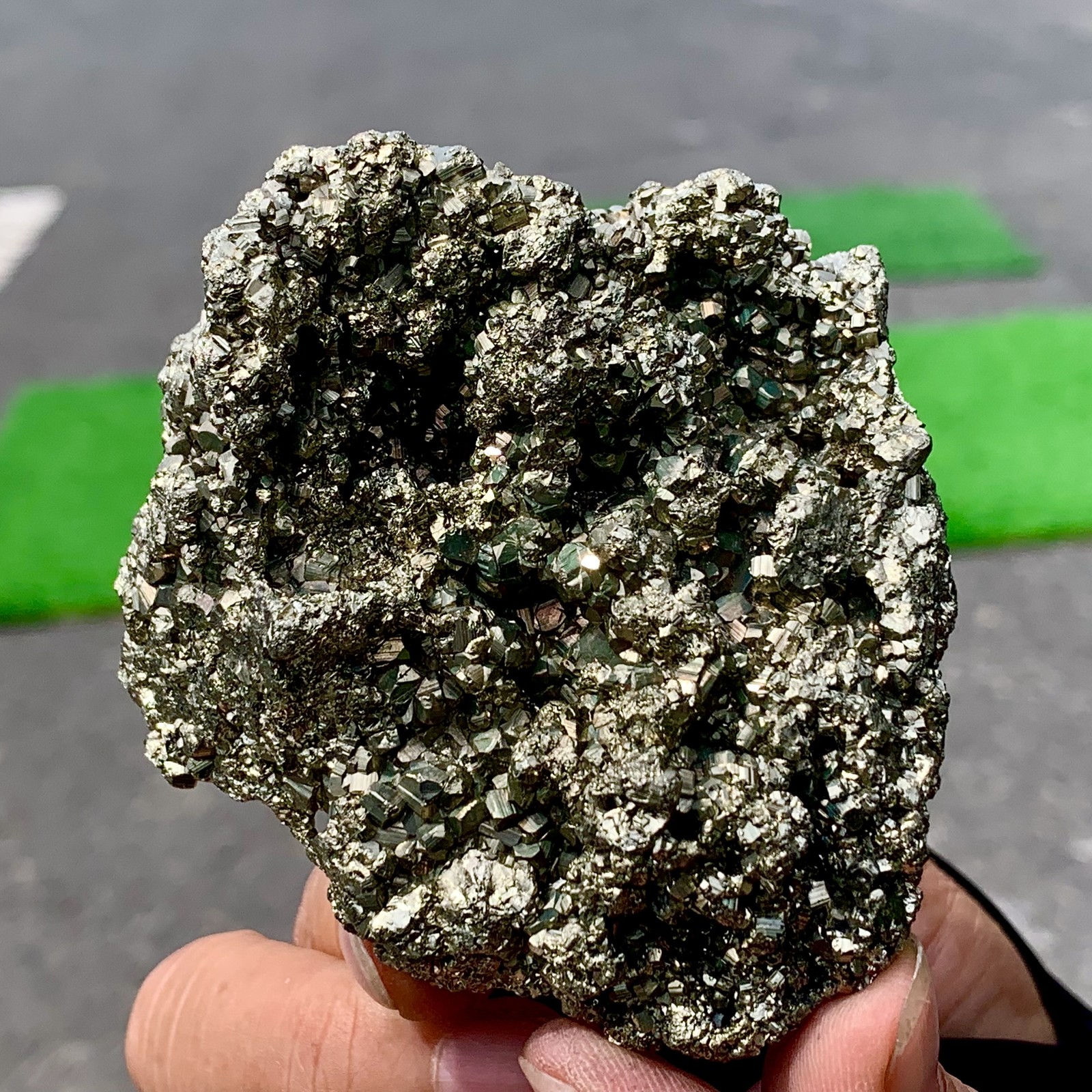 320G Natural pyrite small cube cluster mineral specimen pyrite cluster,original