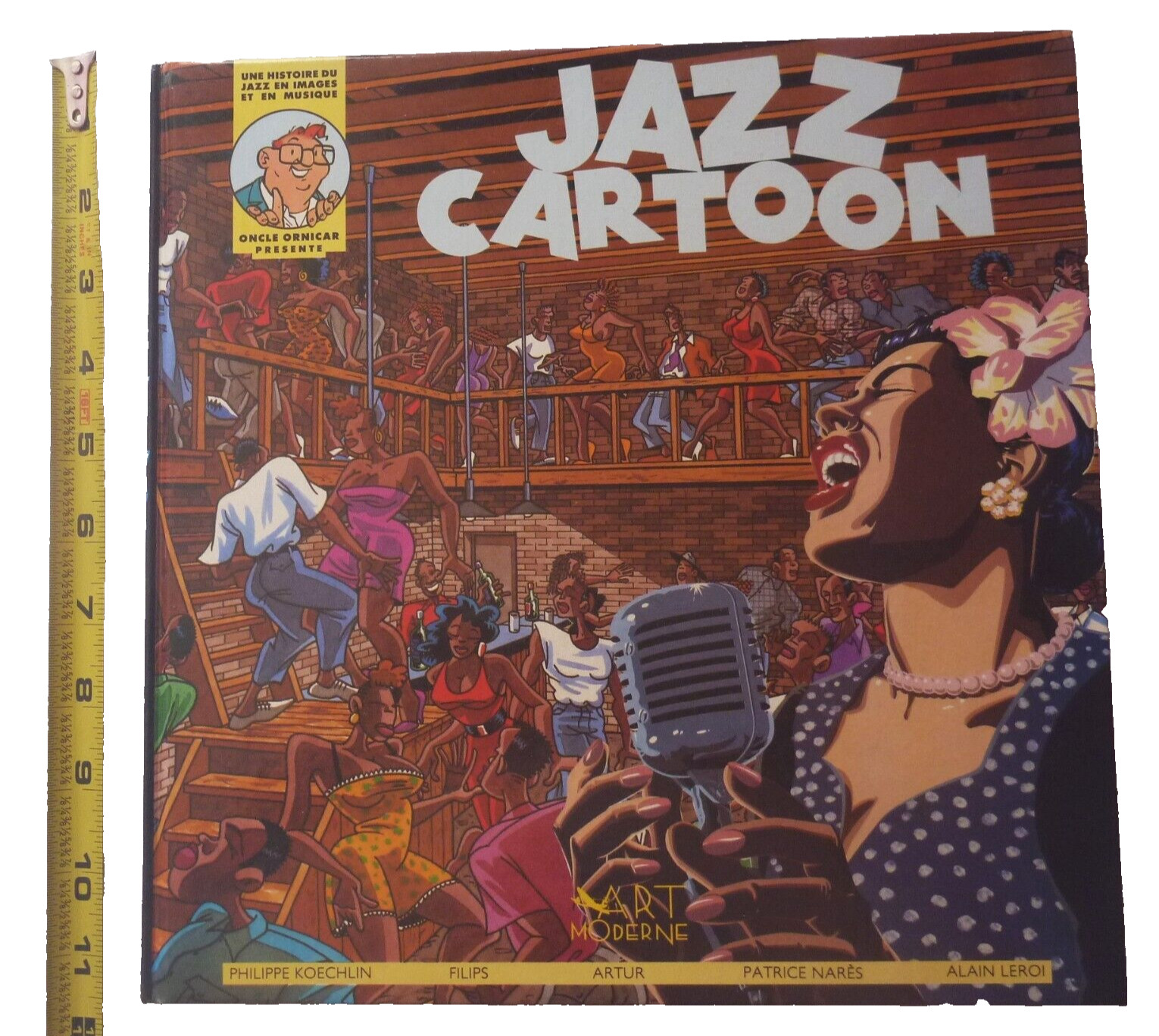 French Jazz Cartoon Comic book Louis Armstrong  Quel drôle de rêve Rare 80s Rare