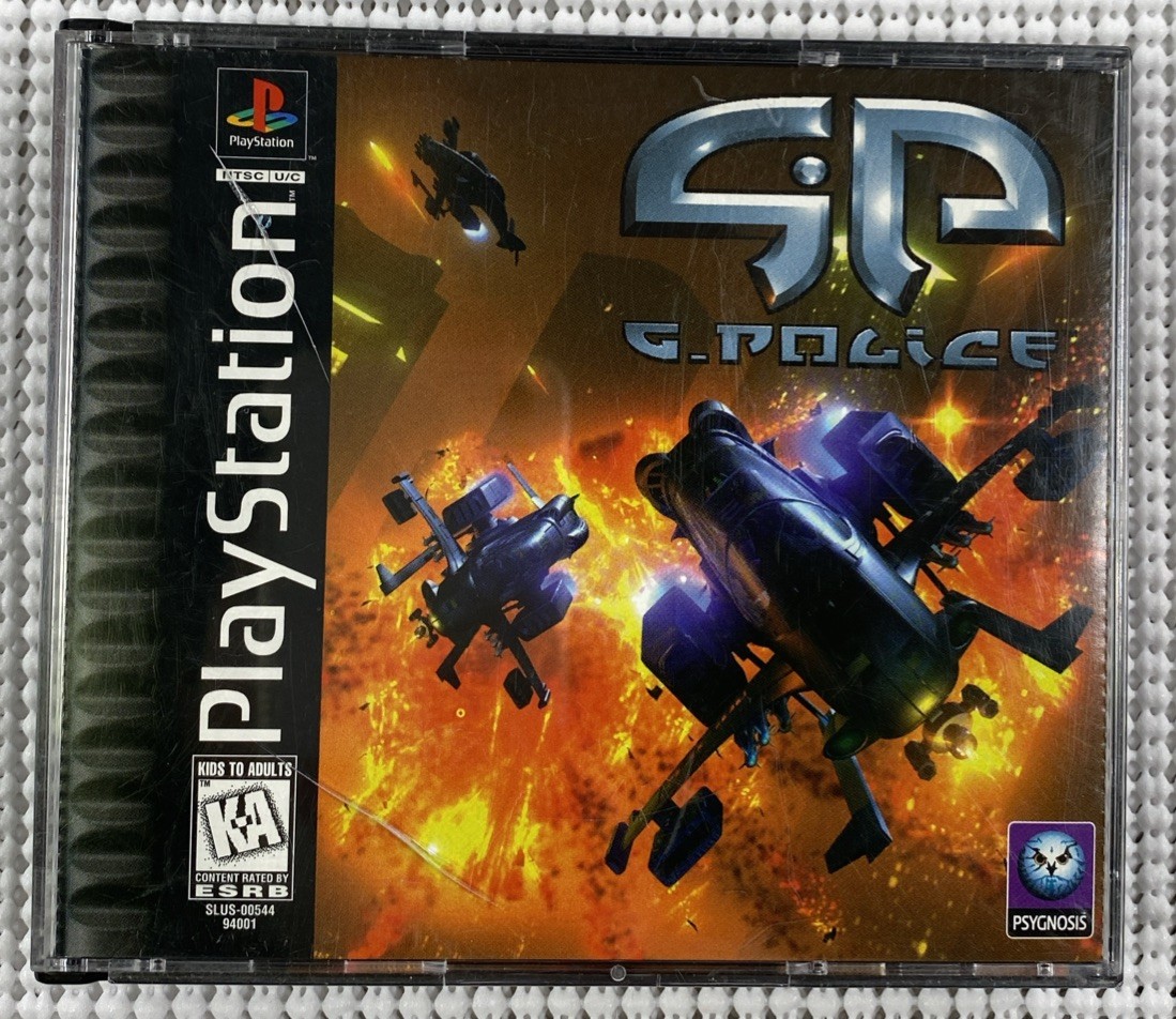 G-Police PlayStation 1 PS1 1997