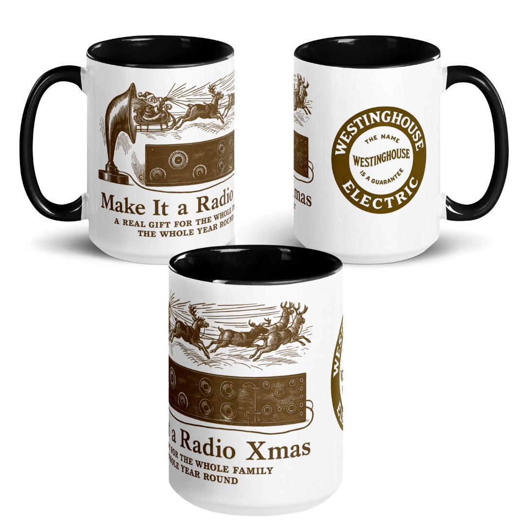 Westinghouse Radio Receiver - Mug 15oz – | Vintage Christmas Radio Gift