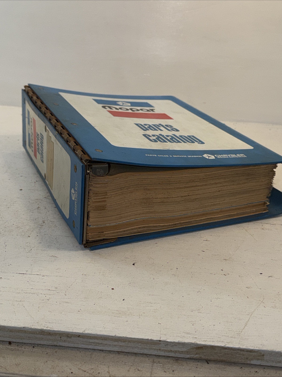 Original OEM 1975 Mopar Car Dealership Parts And Illustrations Catalog Book