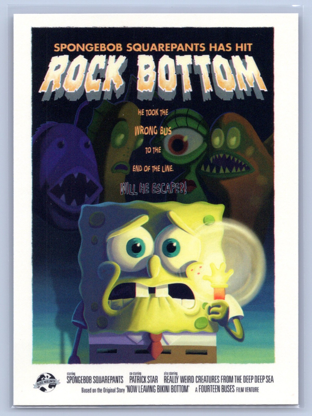 2009 Topps SpongeBob SquarePants B-Movie Poster #77 \