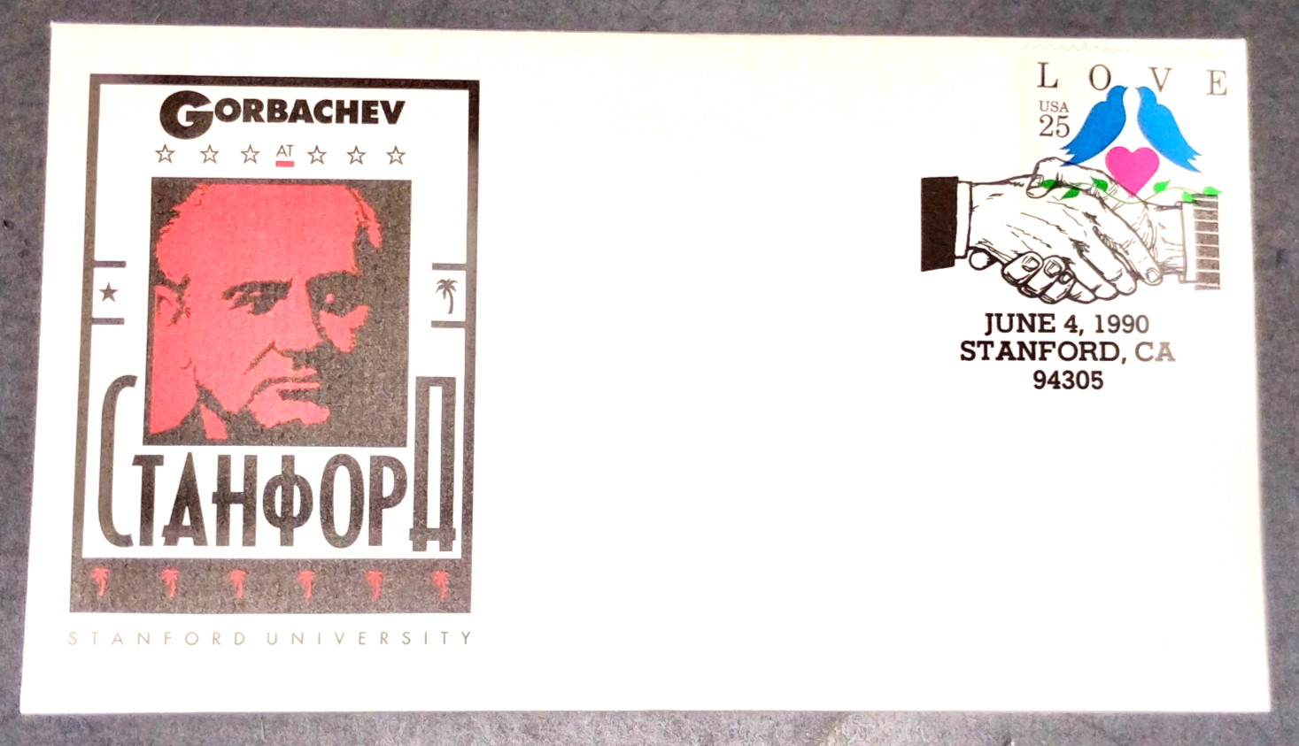40 VINTGE USPS Stanford University 1990 Soviet Union Envelopes