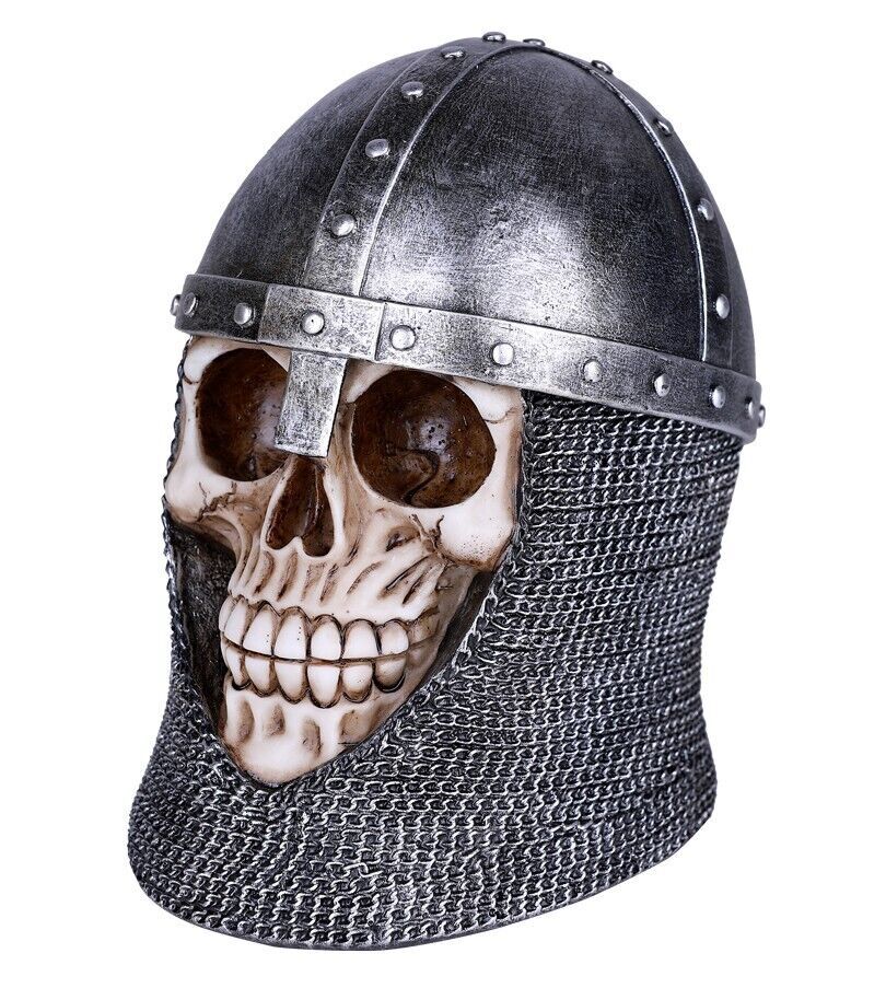 PT Pacific Trading Medieval Knight Skull Decoration