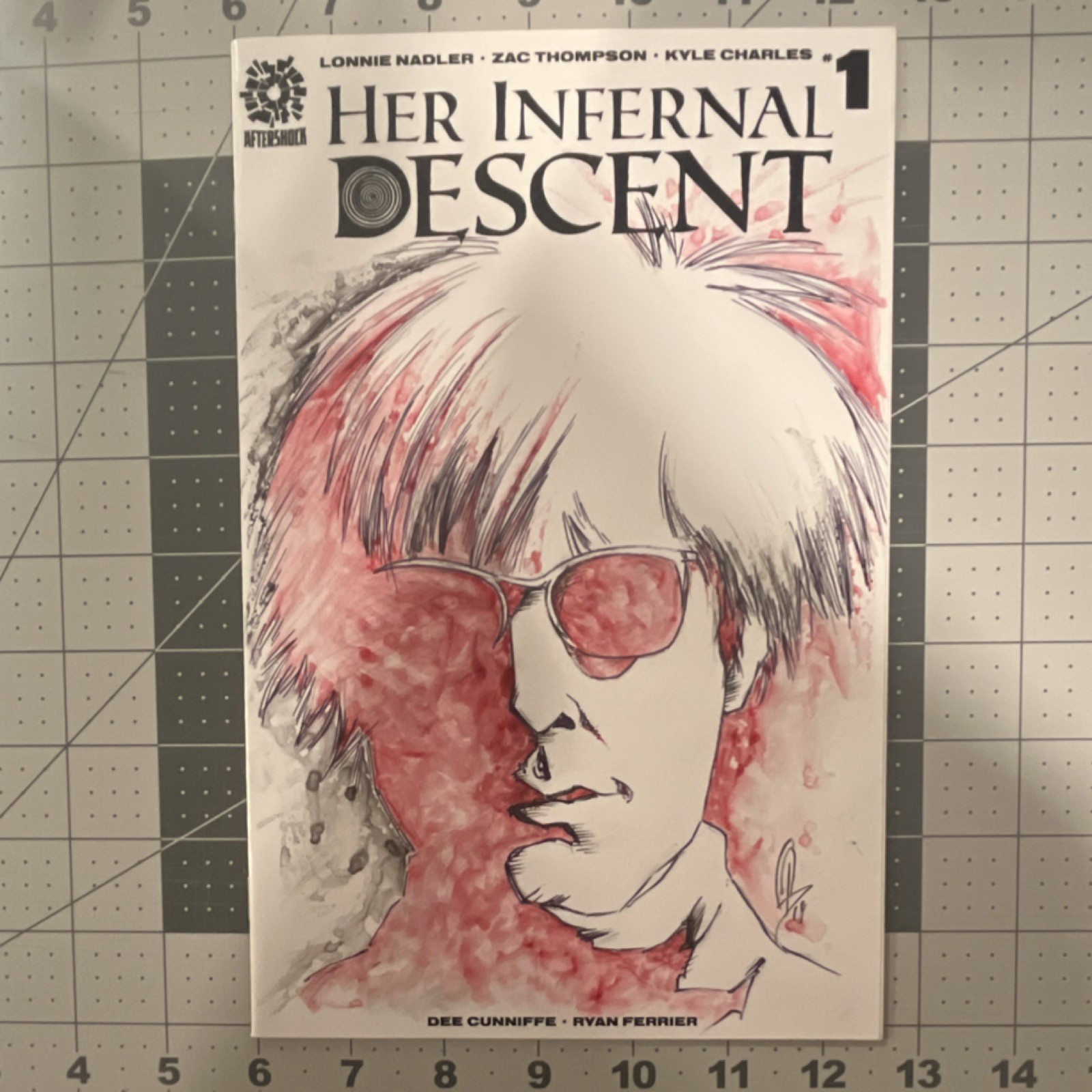 Aftershock Comics Her Infernal Descent #1 Variant Sketch Cover by Todd Beistel