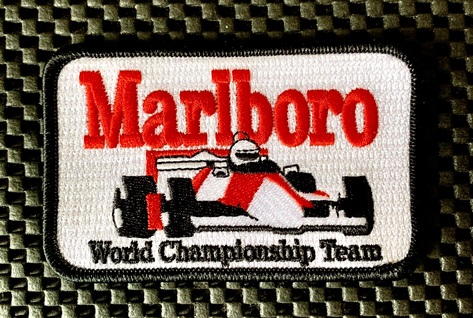 MARLBORO WORLD CHAMPIONSHIP TEAM F1 EMBROIDERED SEW ON PATCH 4\