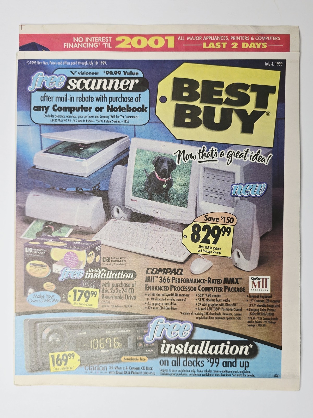 Best Buy July 1999 Nintendo N64 PlayStation Turok Video Games Newspaper Circular