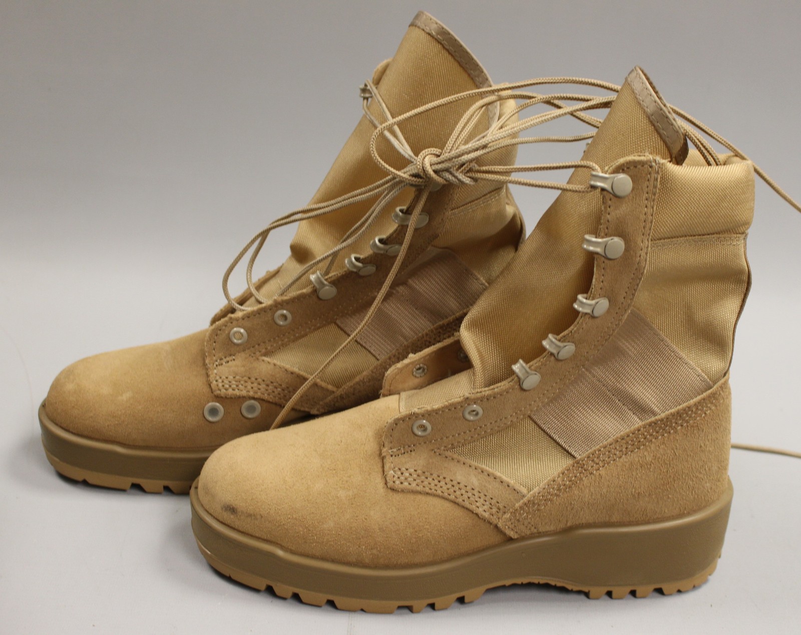 McRae Hot Weather Flight Fire Resistant Combat Boots - Size 15N - Sand Tan - New