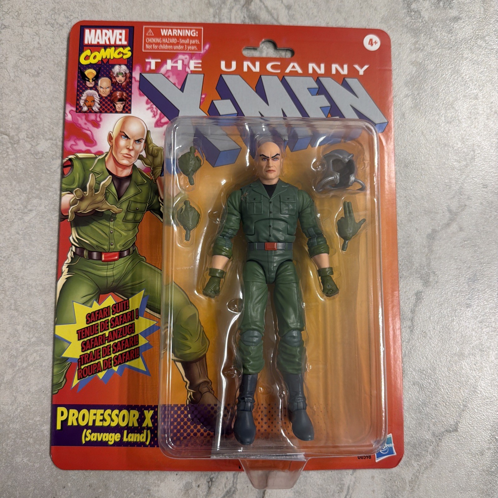 Marvel Legends Professor X Savage Land Uncanny X-Men Retro Card Target Exclusive