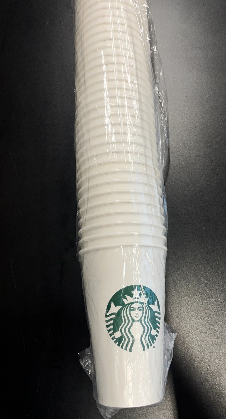 STARBUCKS disposable PAPER CUPS Grande (16 oz) New & Sealed - 50 Count
