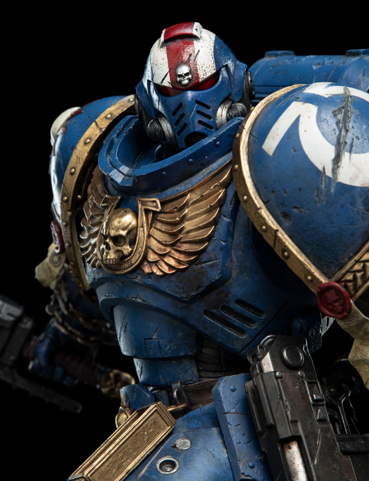 Weta Workshop Warhammer 40K Lieutenant Titus Battleline 1/6 Polystone Statue NEW