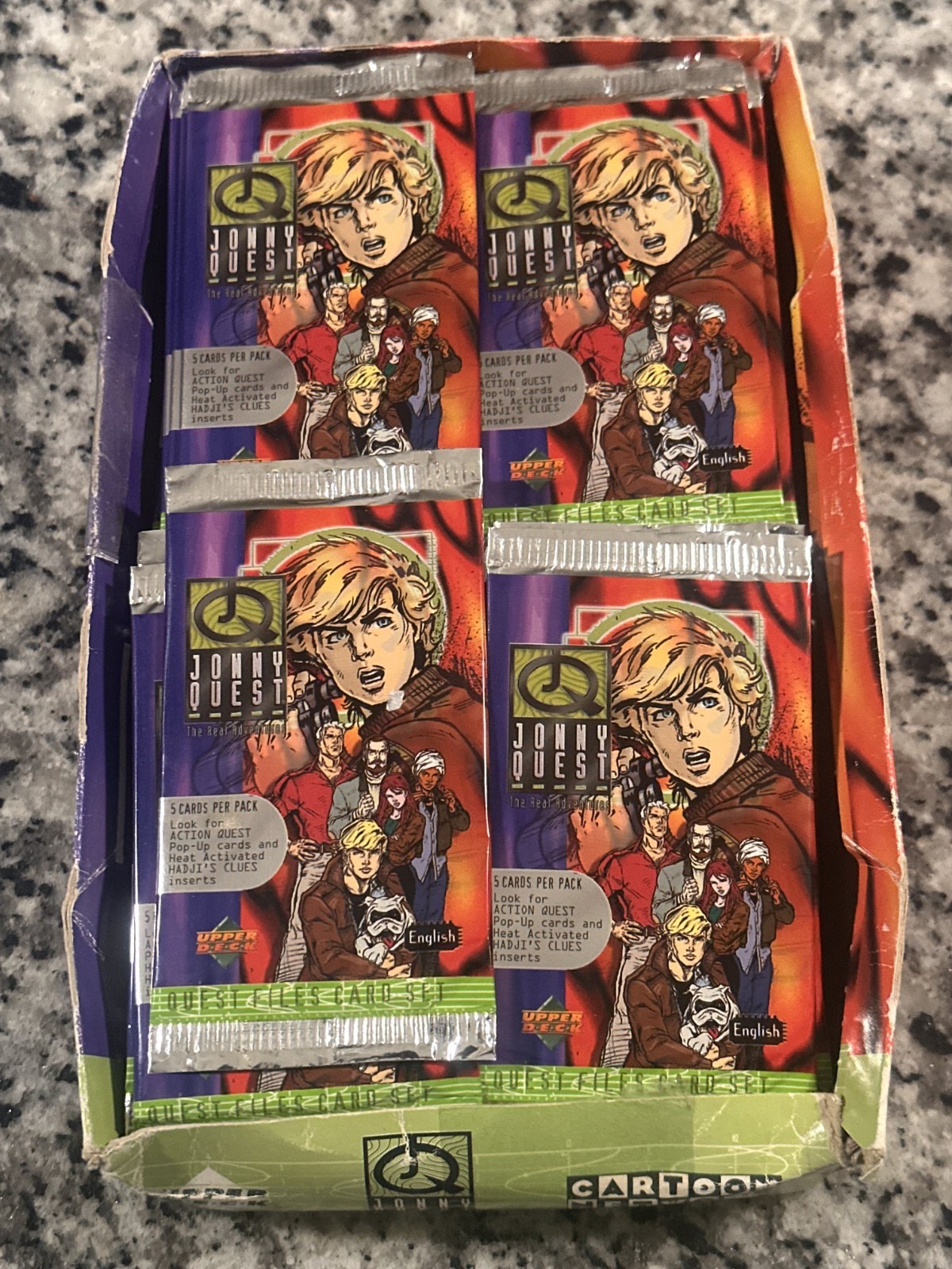 Johnny Quest Trading Card Packs 1996 Sealed/Unopened Lot of 95