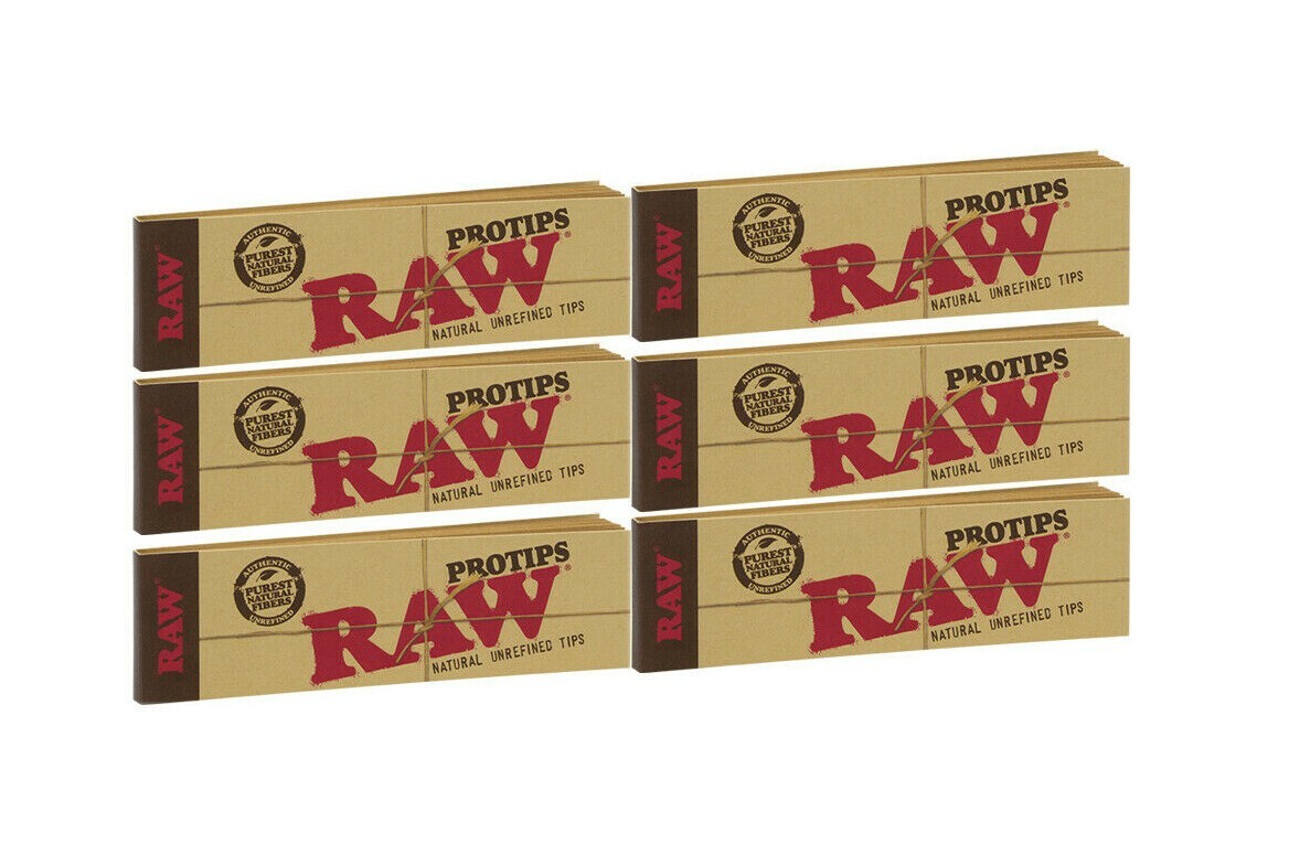 6 PACK RAW PROTIPS for Big Phatty Rolls Custom Rolls and for Creative RAWLLING
