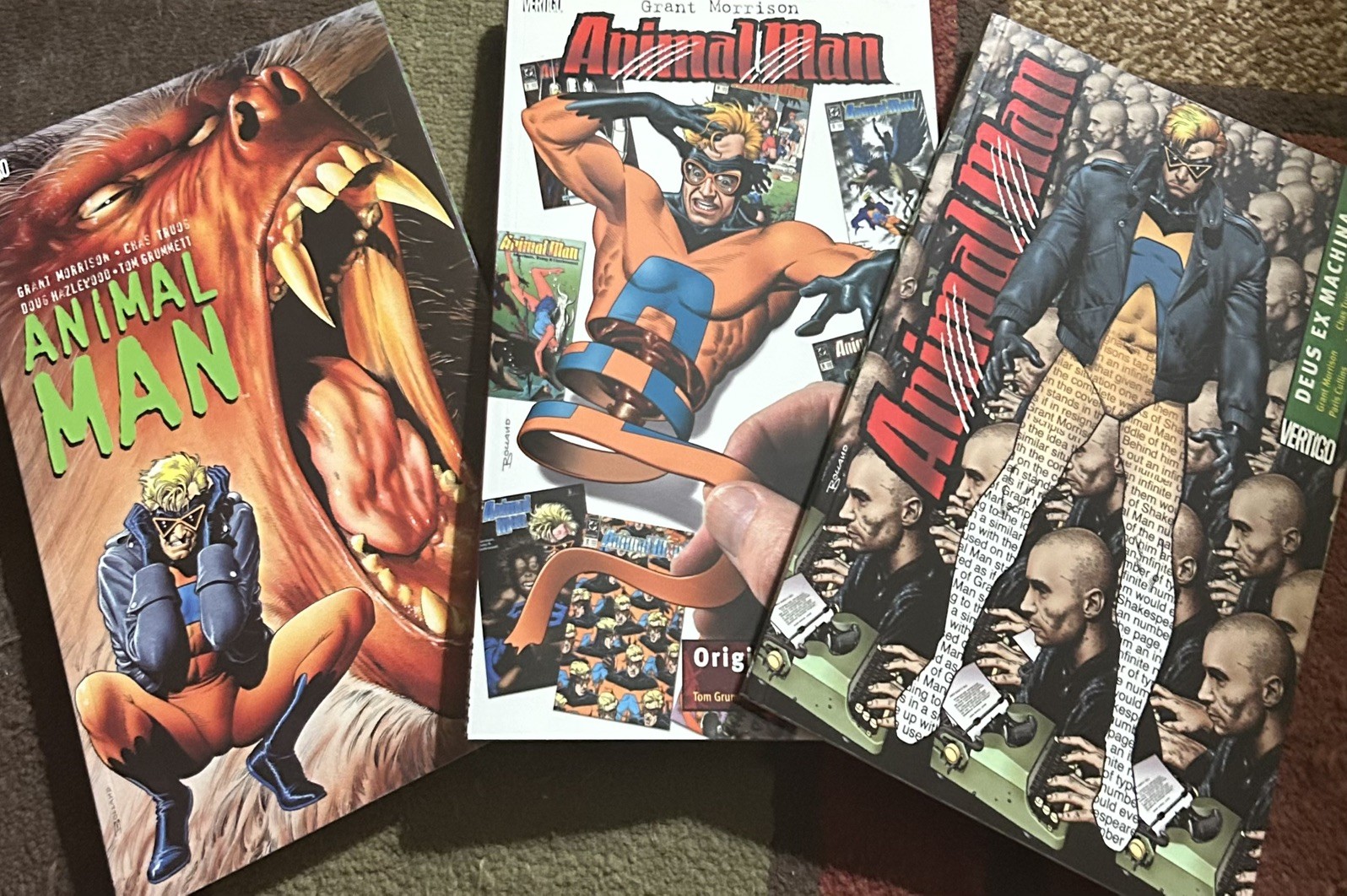 Animal Man (1988 Series) TPB Vol 1 2 3 Rep 1-26 Grant Morrison Run Bolland Cvrs