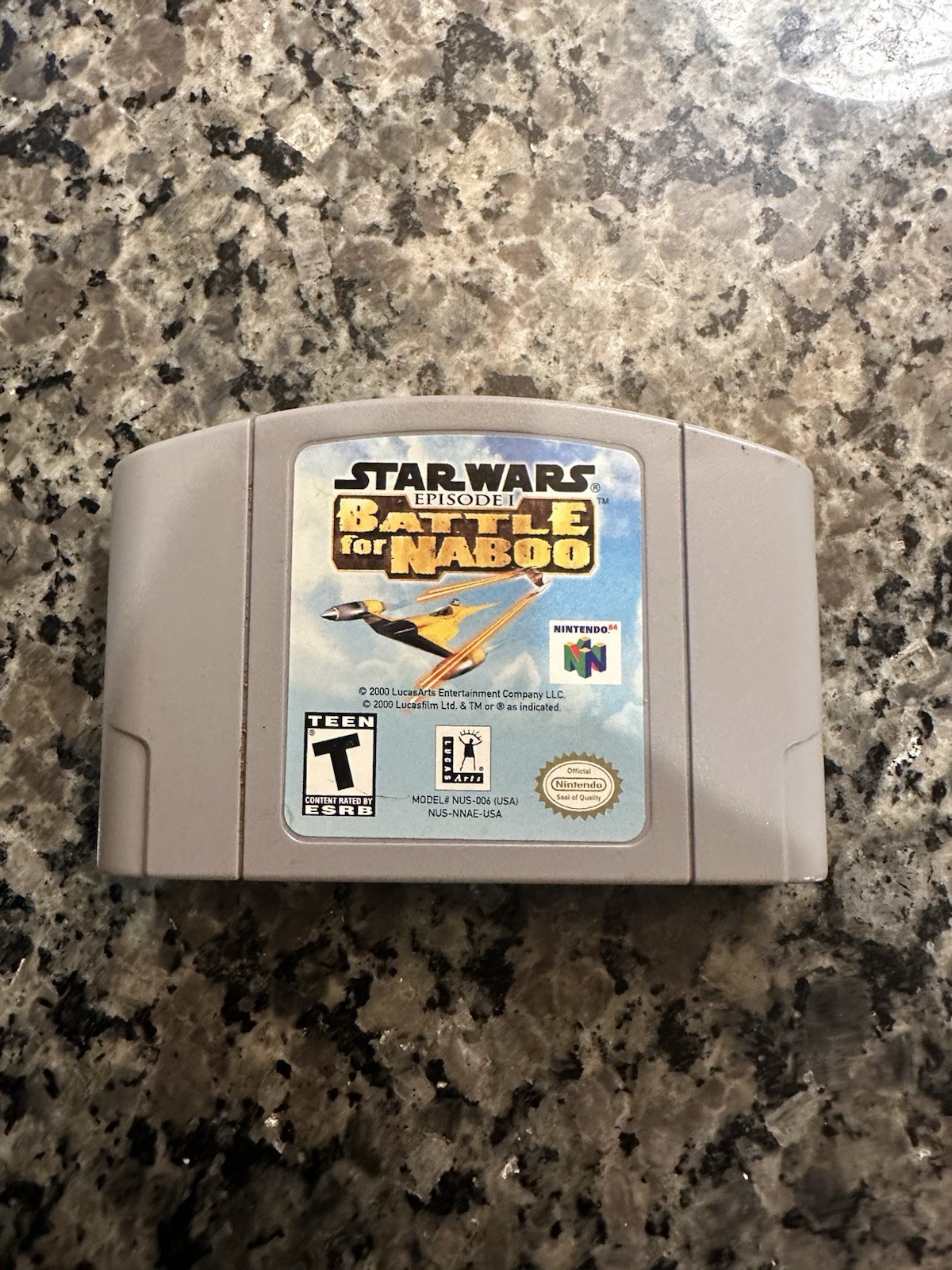 Star Wars Episode 1: Battle for Naboo Nintendo 64 N64 Authentic, Tested, Clean