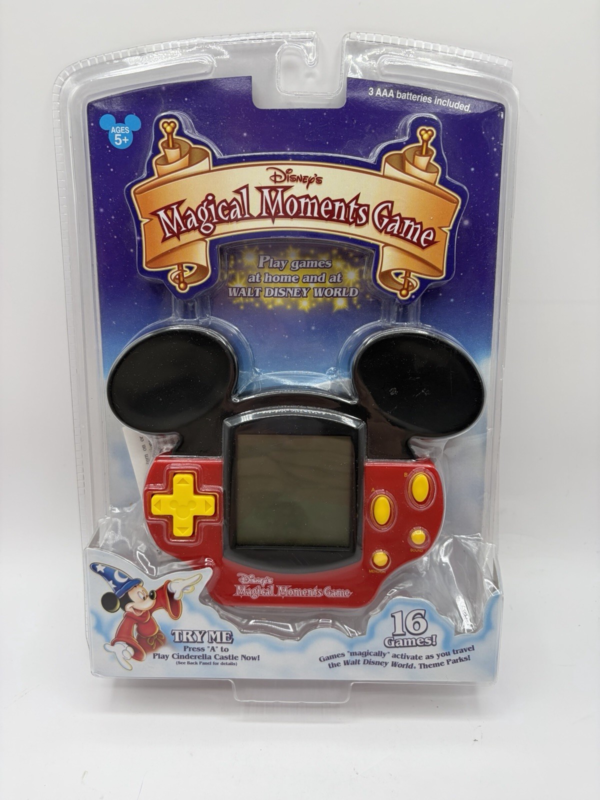 Vtg 2001 Disney\'s Magical Moments Handheld Game WDW Exclusive New READ