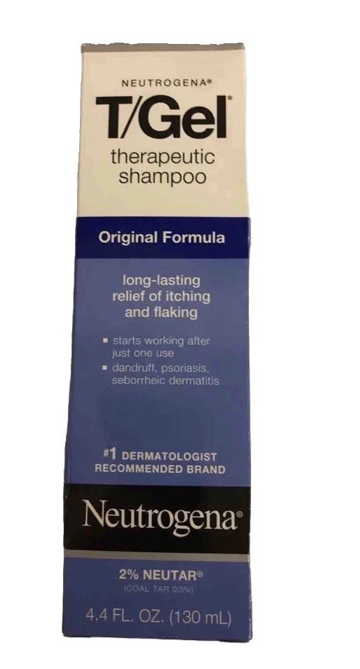 1) Neutrogena T/Gel Therapeutic Shampoo Original Formula 4.4 Oz Collectible VIEW
