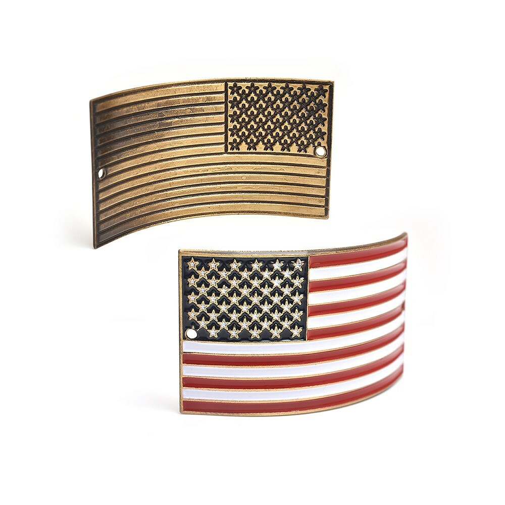 NEW American Flag, U.S. Flag Hiking Stick Medallion.