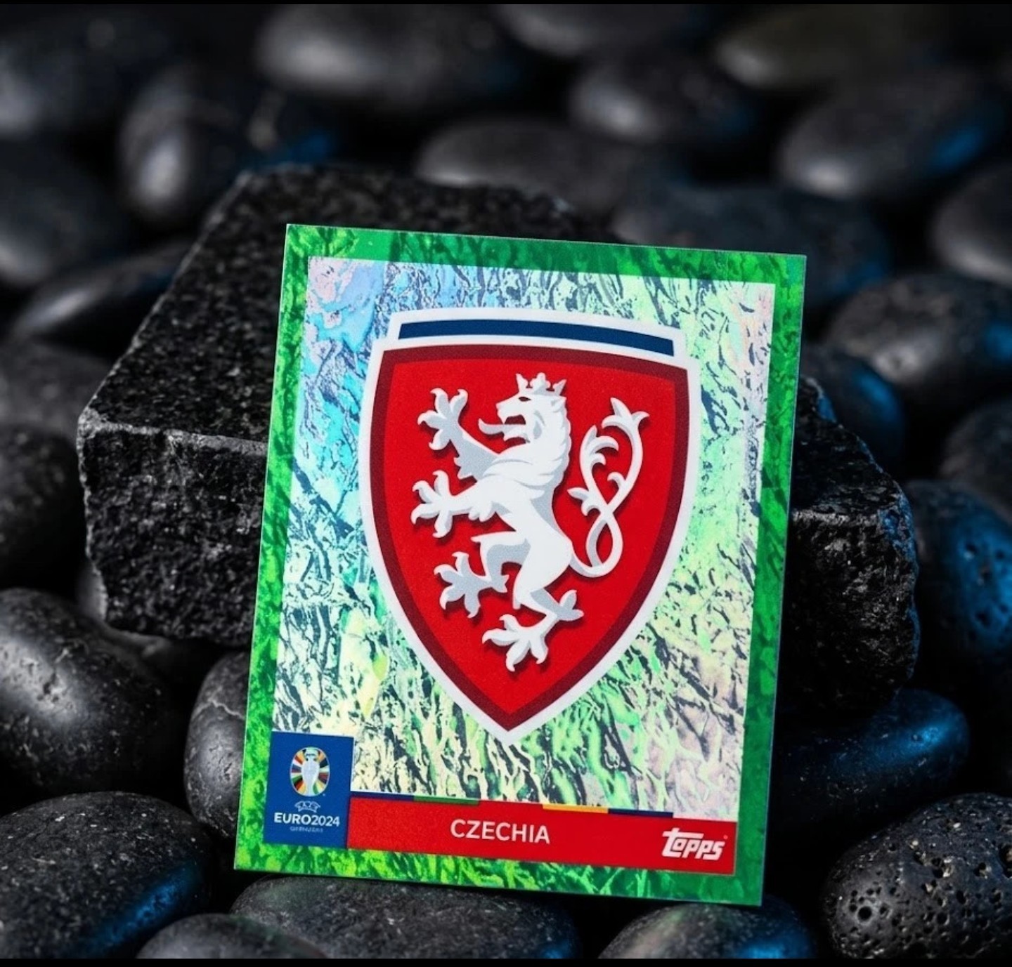 PSA 10? Czech Topps Euro 2024 Parallel Badge Shield SUPER RARE MINT #1