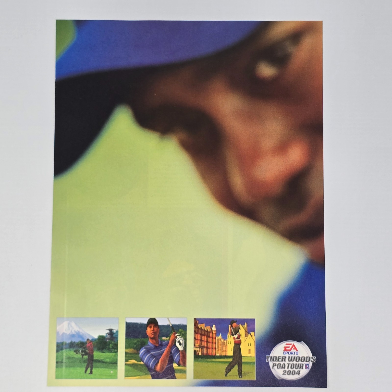 Tiger Woods PGA Tour 2004 Xbox PlayStation 2 PS2 Authentic Magazine Ad