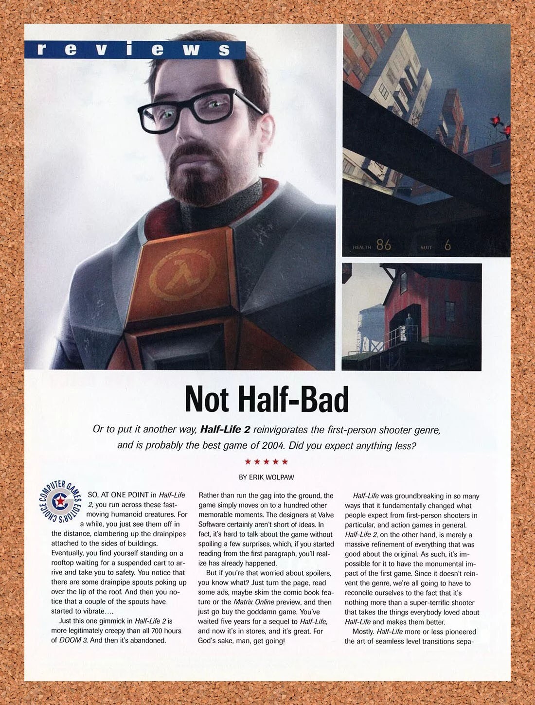 Half-Life 2 PS2 Original 2006 Ad - Sierra Video Game Release Preview
