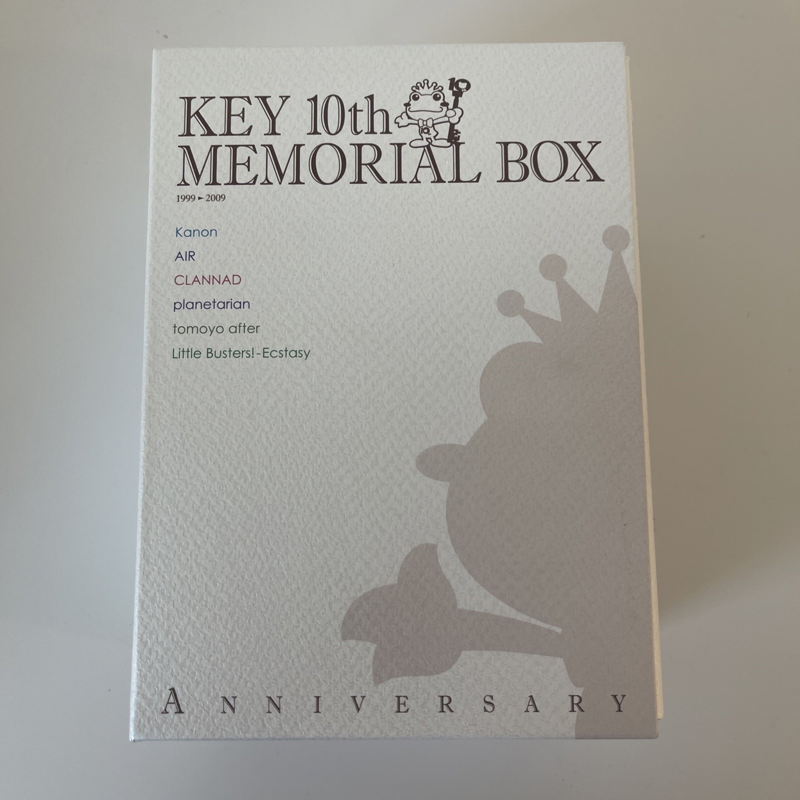 Key 10th Memorial Box 1999-2009 PC Games + Official Book Kanon AIR CLANNAD
