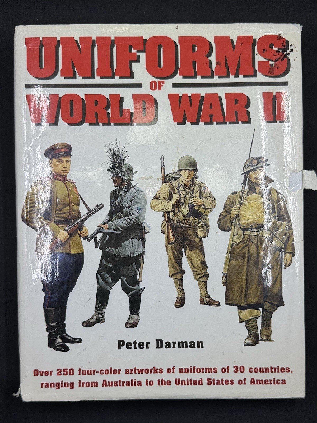 Uniforms of World War II Peter Darman Hardcover Book Military Reference Guide