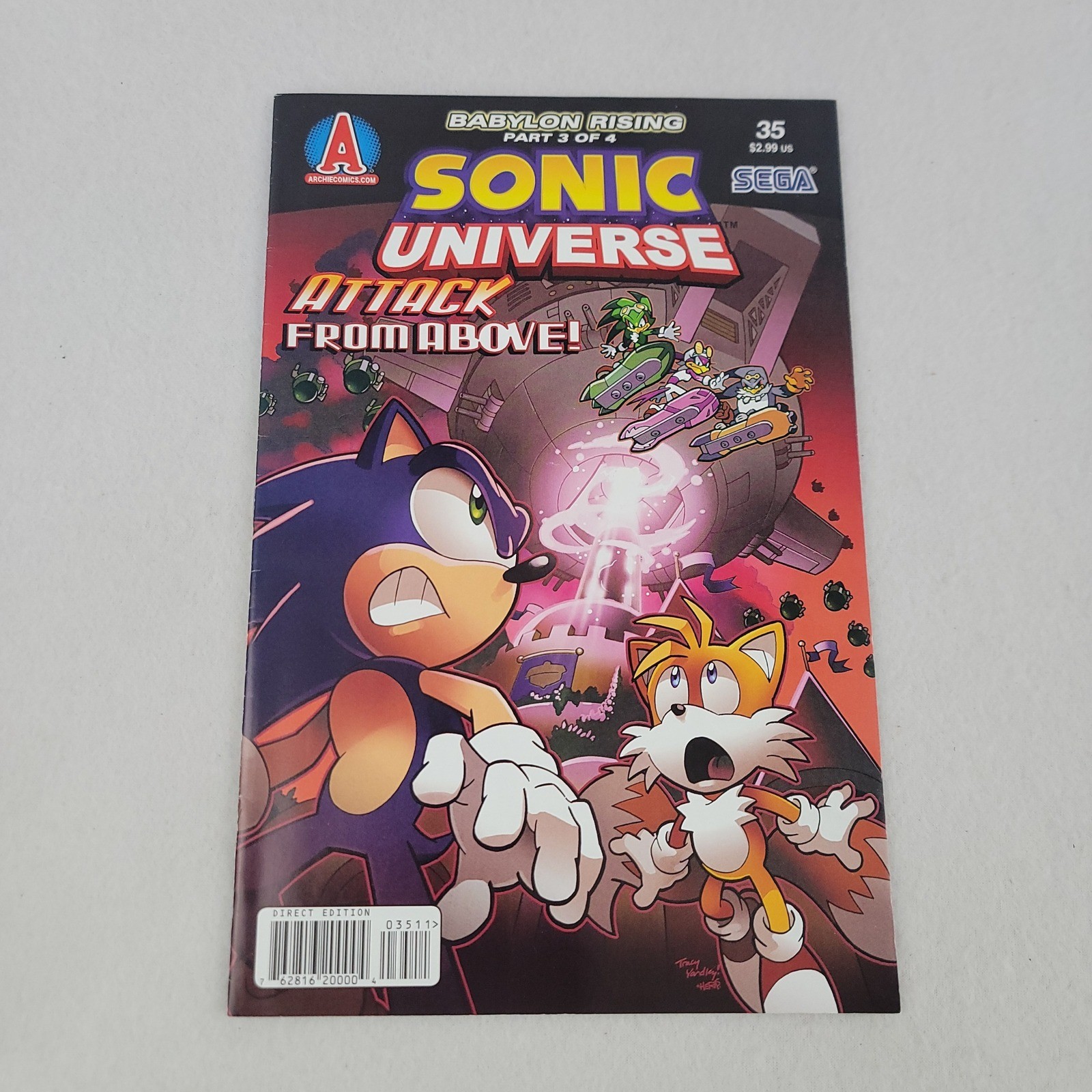 Sonic Universe #35 Archie Comics Babylon Rising Part 3 Sega Direct Edition 2012