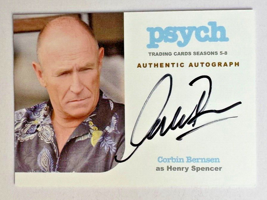 Corbin Bernsen/Henry Spencer 2015 Cryptozoic Psych Seasons AUTOGRAPH AUTO #CB