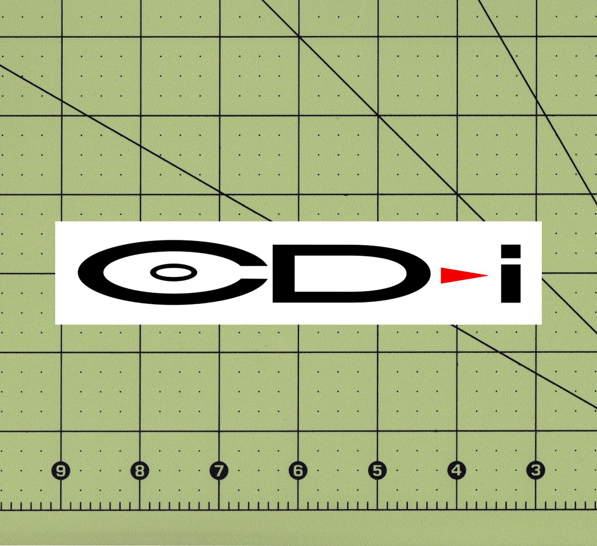 CUSTOM MADE COLLECTIBLE PHILIPS CD-i LOGO MAGNET (6⅛